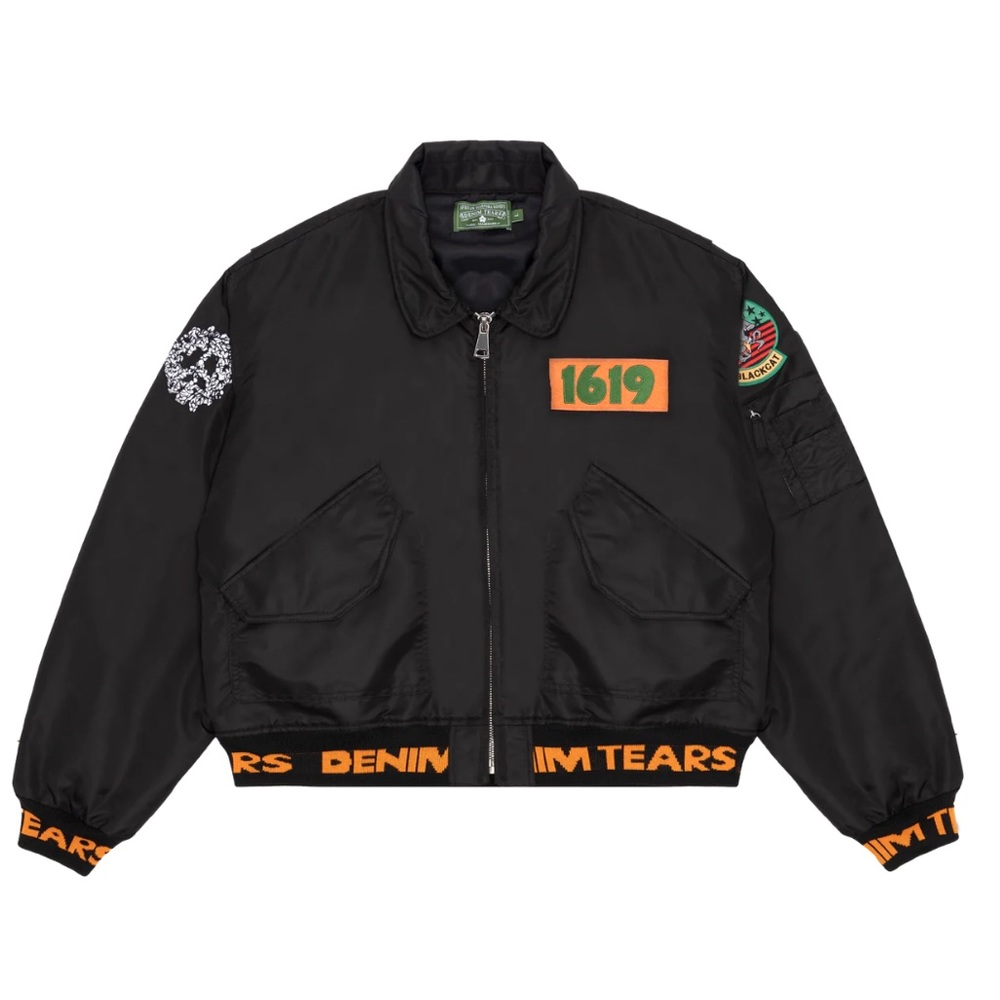 Denim Tears- 'Trans-Atlantic Flight Jacket' Black
